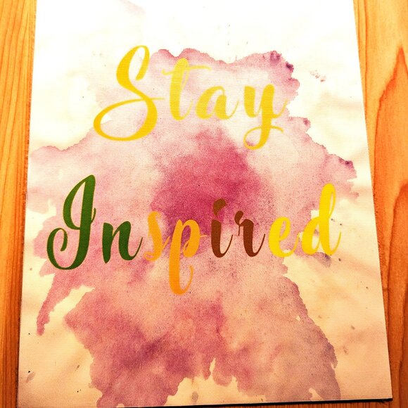 NEW Fine Art Replication Inspirational Canvas Wall Art Set of 4 - Picture 3 of 6